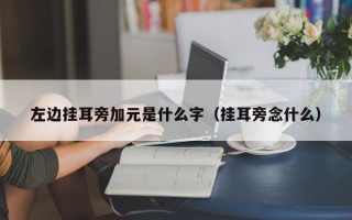 左边挂耳旁加元是什么字（挂耳旁念什么）