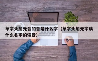 草字头加元音的音是什么字（草字头加元字读什么名字的读音）