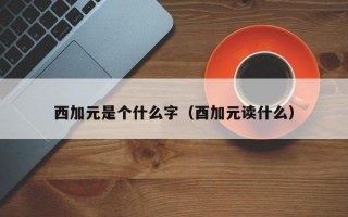 西加元是个什么字（酉加元读什么）