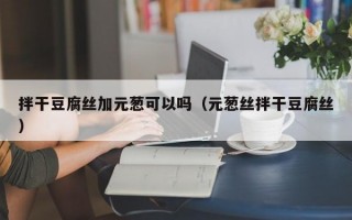 拌干豆腐丝加元葱可以吗（元葱丝拌干豆腐丝）