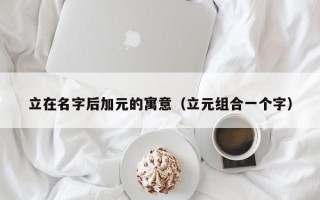 立在名字后加元的寓意（立元组合一个字）