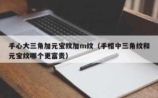 手心大三角加元宝纹加m纹（手相中三角纹和元宝纹哪个更富贵）