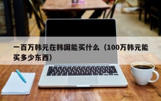 一百万韩元在韩国能买什么（100万韩元能买多少东西）