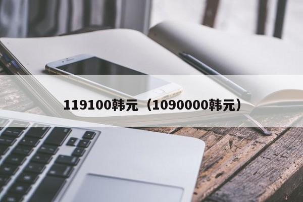 119100韩元（1090000韩元）