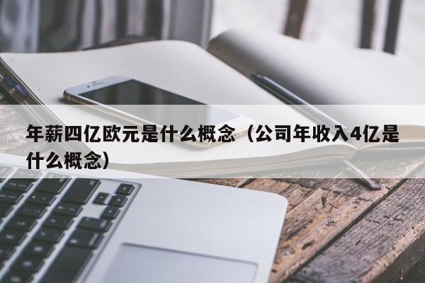 年薪四亿欧元是什么概念（公司年收入4亿是什么概念）