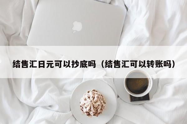 结售汇日元可以抄底吗（结售汇可以转账吗）