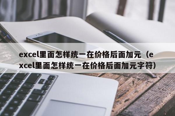 excel里面怎样统一在价格后面加元（excel里面怎样统一在价格后面加元字符）