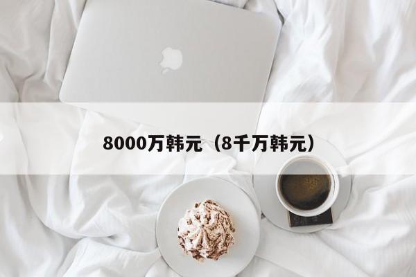 8000万韩元（8千万韩元）