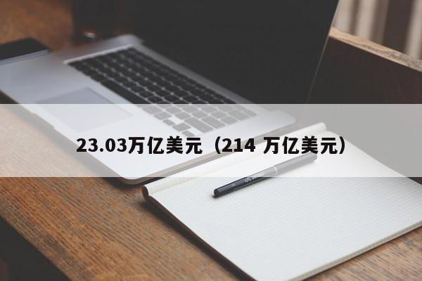 23.03万亿美元（214 万亿美元）