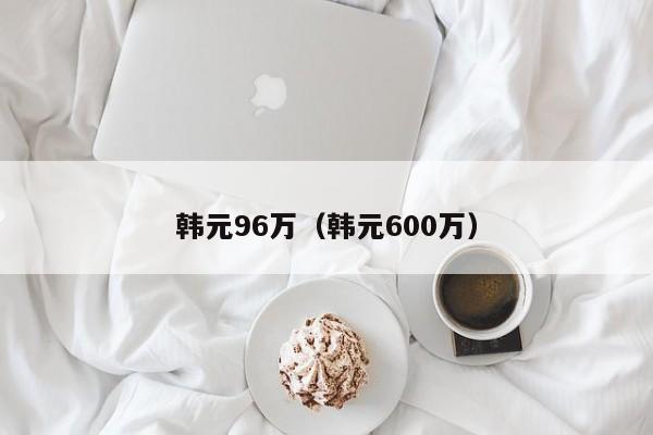 韩元96万（韩元600万）